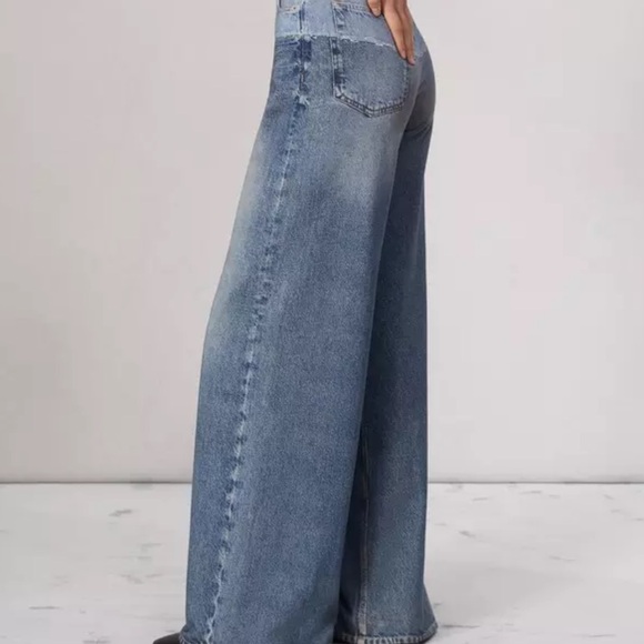 Rag & Bone Miramar Sofie Wide-Leg Jeans - Picture 3 of 7